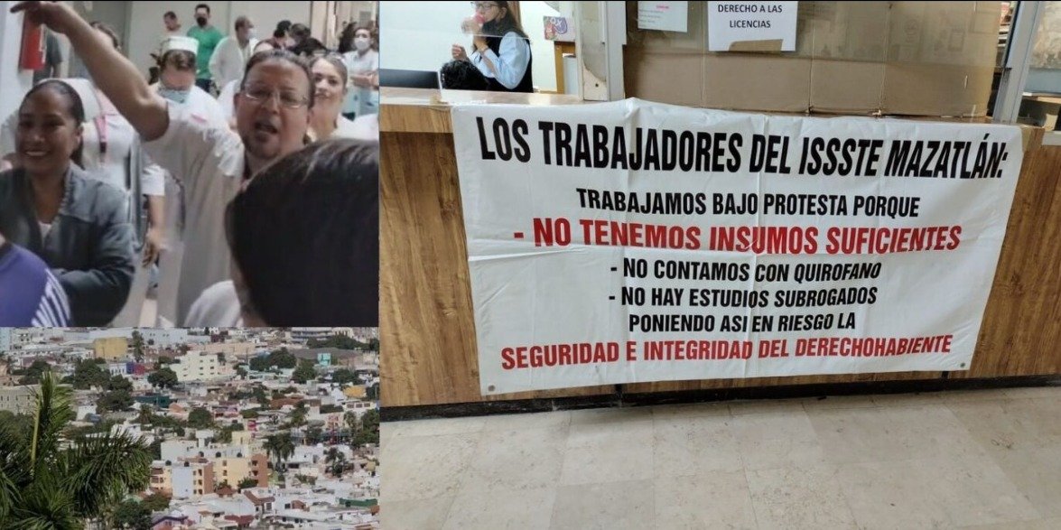 Se manifiestan trabajadores de la clínica-hospital del ISSSTE piden la ...